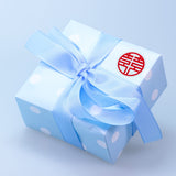 Wedding Happy Word Sticker Envelope Sealing Sticker Sugar Box Red Envelope Wedding Label, Diameter:, Colour: 25mm, 25mm, 38mm