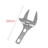 Aluminum Adjustable Large Opening Bathroom Wrench Hardware Tools, No Package Ordinary Version