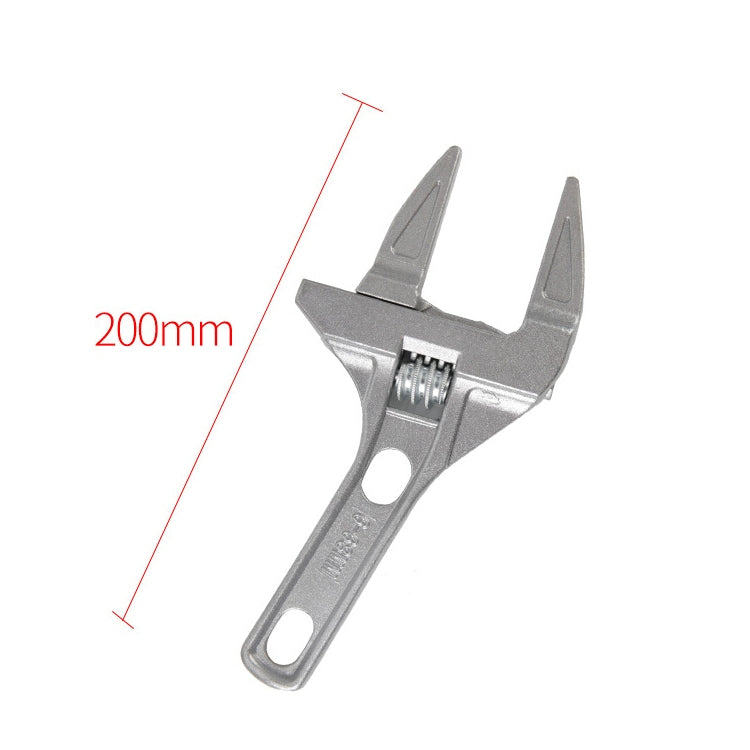 Aluminum Adjustable Large Opening Bathroom Wrench Hardware Tools, No Package Ordinary Version
