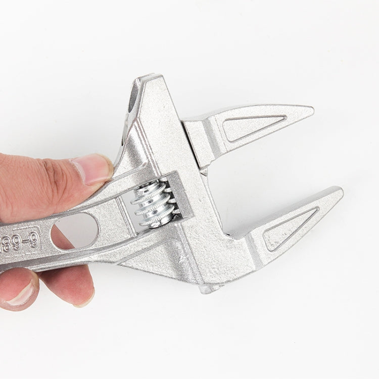 Aluminum Adjustable Large Opening Bathroom Wrench Hardware Tools, No Package Ordinary Version