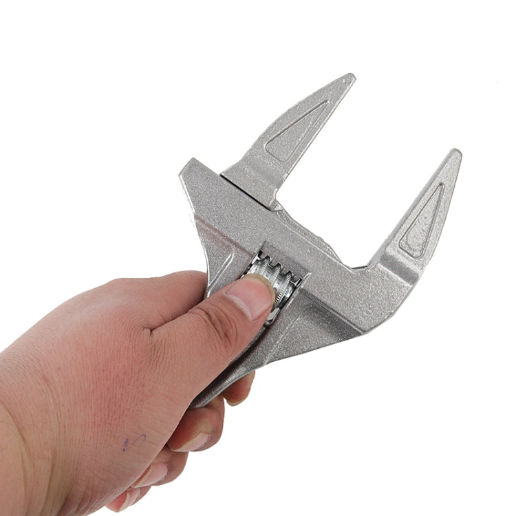 Aluminum Adjustable Large Opening Bathroom Wrench Hardware Tools, No Package Ordinary Version