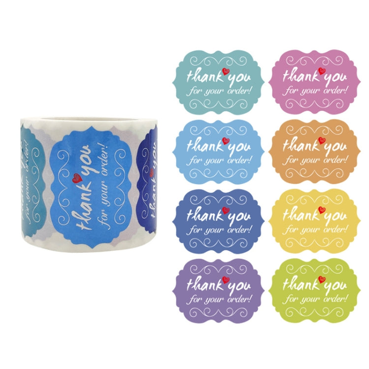 Thank You Sticker Seal Sticker Cake Decoration Label, K-112 Sticker K-112 Sticker