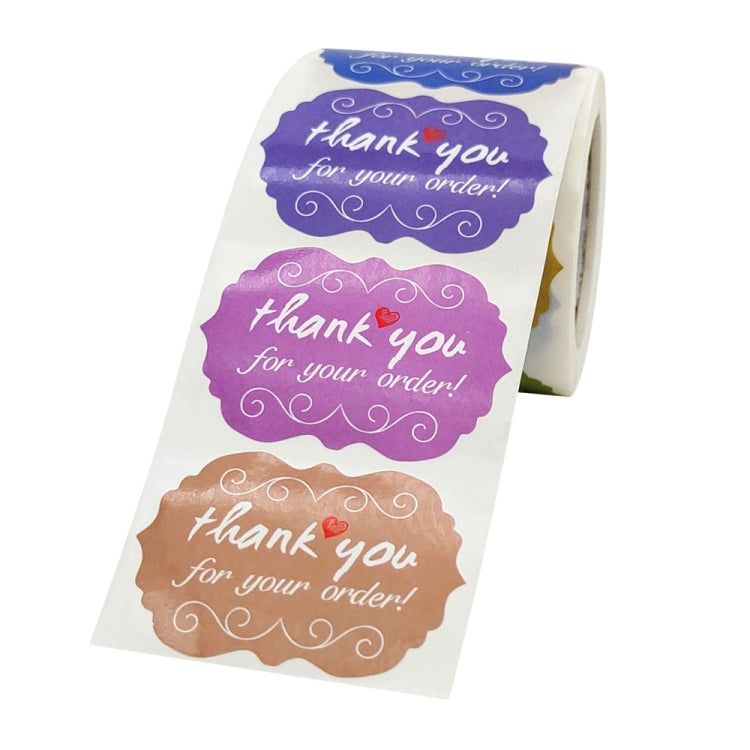 Thank You Sticker Seal Sticker Cake Decoration Label, K-112 Sticker