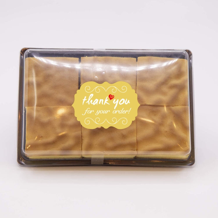 Thank You Sticker Seal Sticker Cake Decoration Label, K-112 Sticker