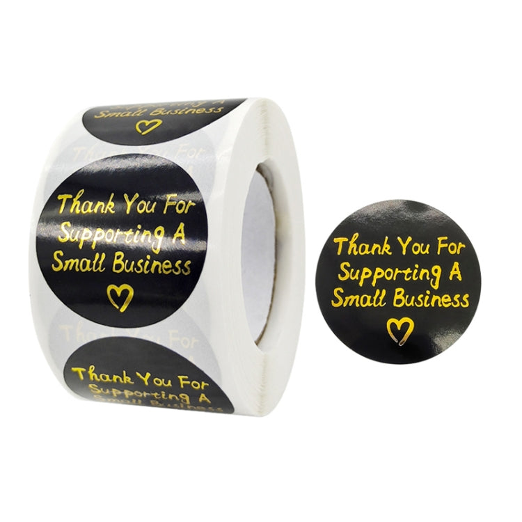 Stamping Thank You Sticker Envelope Sealing Sticker Gift Decoration Label, 3.8cm / 1.5inch