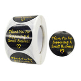 Stamping Thank You Sticker Envelope Sealing Sticker Gift Decoration Label, 3.8cm / 1.5inch