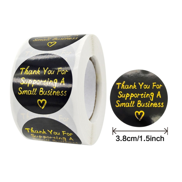Stamping Thank You Sticker Envelope Sealing Sticker Gift Decoration Label, 3.8cm / 1.5inch