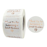 Stamping Thank You Sticker Envelope Sealing Sticker Gift Decoration Label, 3.8cm / 1.5inch