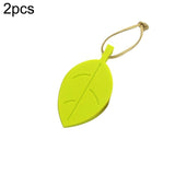 2 PCS Creative Leaf Silicone Door Stop Child Anti-pinch Security Door Crash Pad Green