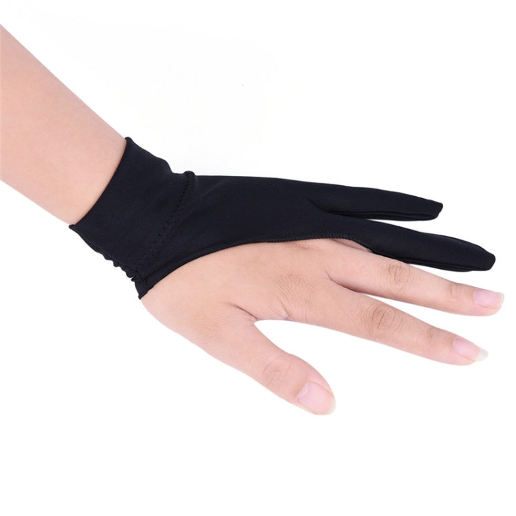 2 Finger Anti-fouling Drawing Glove for Graphics Drawing Tablet, Both for Right and Left Hand, For men, For women
