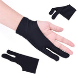 2 Finger Anti-fouling Drawing Glove for Graphics Drawing Tablet, Both for Right and Left Hand, For men, For women