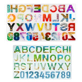 Alphanumeric Silicone Key Ring Bracelet Necklace Pendant Making Mold, 60-199, 50-460-D