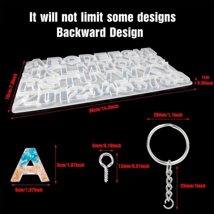 111PCS/Set DIY Mirror Silicone Pendant Mold, Crystal Epoxy Key Pendant Set, 111 PCS/Set