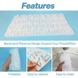 111PCS/Set DIY Mirror Silicone Pendant Mold, Crystal Epoxy Key Pendant Set, 111 PCS/Set