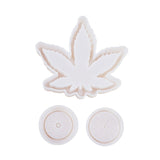 DIY Crystal Epoxy Mold Maple Leaf Ashtray Tooth Grinding Cigarette Grinding Combination Silicone Mold, Maple Leaf Shape
