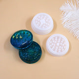 DIY Crystal Epoxy Mold Maple Leaf Ashtray Tooth Grinding Cigarette Grinding Combination Silicone Mold, Maple Leaf Shape