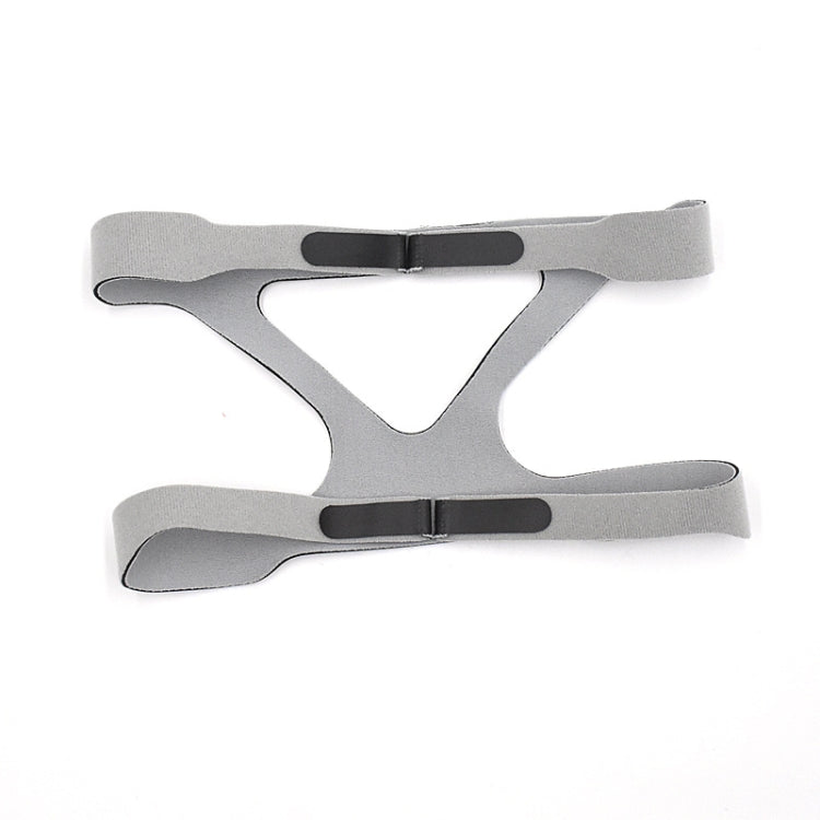 Universal Ventilator Face Elastic Headband Ventilator Mask Fixed Integrated Strap, Gray, Black