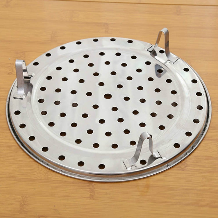 2 PCS Multifunctional Stainless Steel Three-leg Steamed Bun Steamed Rack, 20cm, 22cm, 24cm