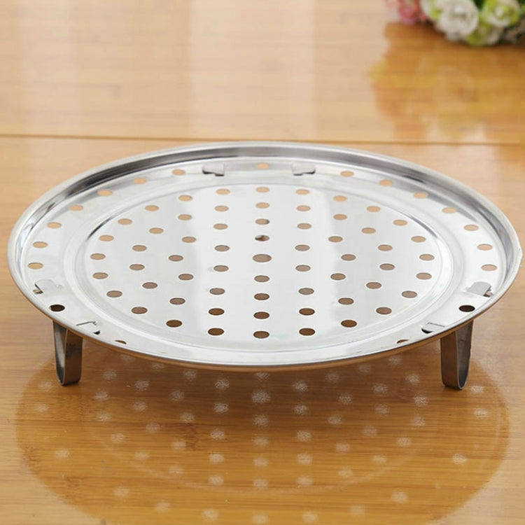 2 PCS Multifunctional Stainless Steel Three-leg Steamed Bun Steamed Rack, 20cm, 22cm, 24cm 22cm