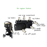 Baby Stroller Storage Hanging Bag Large Capacity Storage Bag Foldable Storage Basket Hanging Bag, Stroller Storage Bag