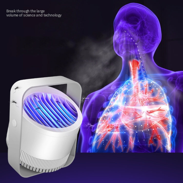 USB Interface Inhalation Type Physical Mosquito Trapping Mosquito Killer, Square Mosquito Lamp, Mounted Mosquito Lamp