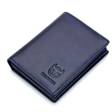 BUFF CAPTAIN 027 Men Short Anti-Theft Wallet Leather Multi-Card Thicken Wallet, Black, Brown, Luxurious Ash, Blue