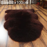 Pure Real Wool Sofa Cushion Fur Full Whole Sheepskin Carpet Window Decoration Mat, 60x90cm, 65x100cm, 65x110cm, 80x120cm