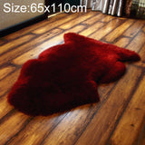 Pure Real Wool Sofa Cushion Fur Full Whole Sheepskin Carpet Window Decoration Mat, 60x90cm, 65x100cm, 65x110cm, 80x120cm