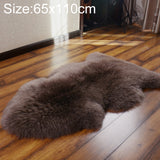 Pure Real Wool Sofa Cushion Fur Full Whole Sheepskin Carpet Window Decoration Mat, 60x90cm, 65x100cm, 65x110cm, 80x120cm