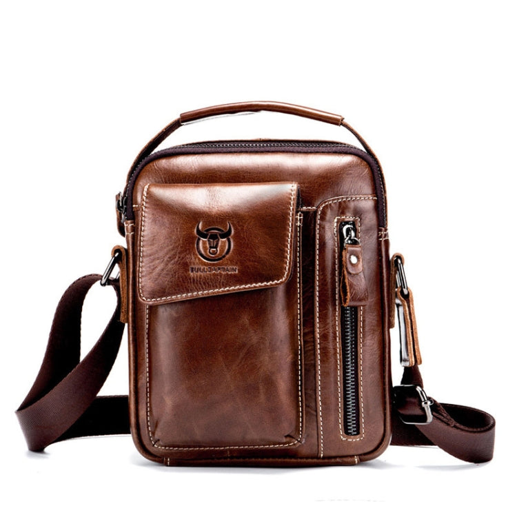 BUFF CAPTAIN 037 First-Layer Cowhide Messenger Bag Male Sports Soft Leather Shoulder Bag
