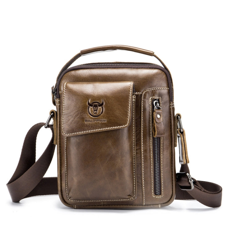 BUFF CAPTAIN 037 First-Layer Cowhide Messenger Bag Male Sports Soft Leather Shoulder Bag