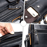 BUFF CAPTAIN 037 First-Layer Cowhide Messenger Bag Male Sports Soft Leather Shoulder Bag