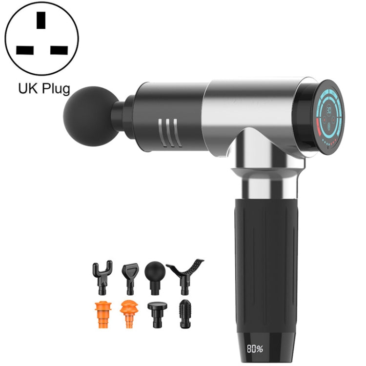 Y10 Fitness Massage Fascia Muscle Vibration Massager, 30 Gears Black, 30 Gears Silver, 30 Gears Carbon Fiber, 30 Gears Bright Gray, 7 Gears Black, 7 Gear Silver, 7 Gears Carbon Fiber, 7 Gears Bright Gray