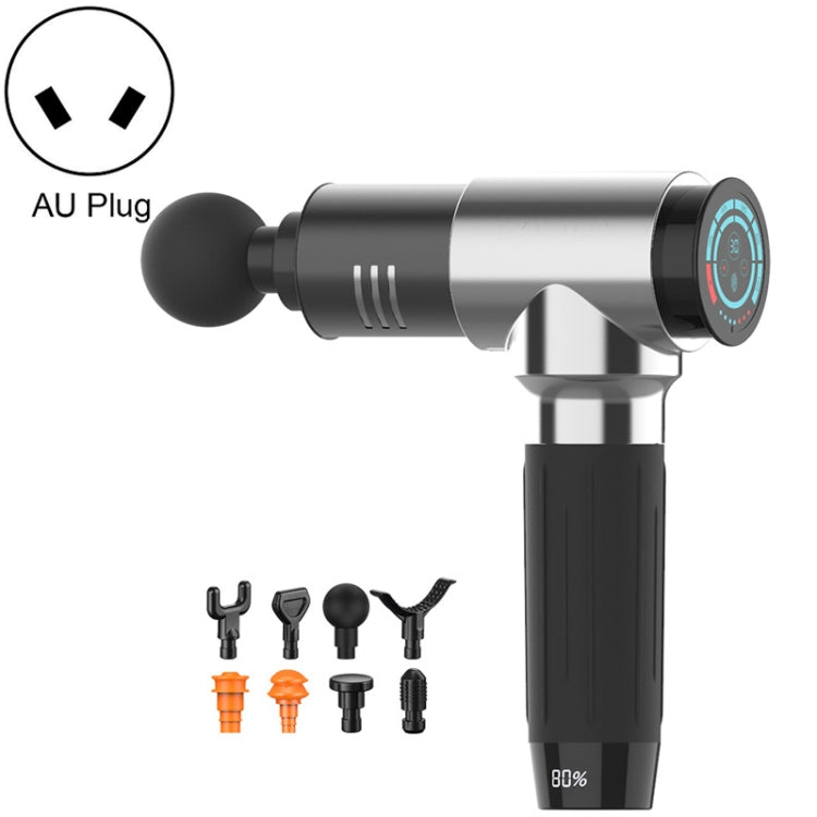 Y10 Fitness Massage Fascia Muscle Vibration Massager, 30 Gears Black, 30 Gears Silver, 30 Gears Carbon Fiber, 30 Gears Bright Gray, 7 Gears Black, 7 Gear Silver, 7 Gears Carbon Fiber, 7 Gears Bright Gray