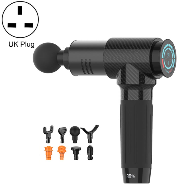 Y10 Fitness Massage Fascia Muscle Vibration Massager, 30 Gears Black, 30 Gears Silver, 30 Gears Carbon Fiber, 30 Gears Bright Gray, 7 Gears Black, 7 Gear Silver, 7 Gears Carbon Fiber, 7 Gears Bright Gray