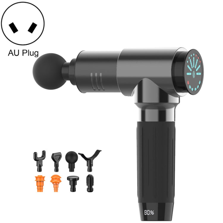 Y10 Fitness Massage Fascia Muscle Vibration Massager, 30 Gears Black, 30 Gears Silver, 30 Gears Carbon Fiber, 30 Gears Bright Gray, 7 Gears Black, 7 Gear Silver, 7 Gears Carbon Fiber, 7 Gears Bright Gray