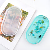 Oval Dish Silicone Mold DIY Crystal Glue Storage Box Mold, MD3706