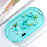 Oval Dish Silicone Mold DIY Crystal Glue Storage Box Mold, MD3706