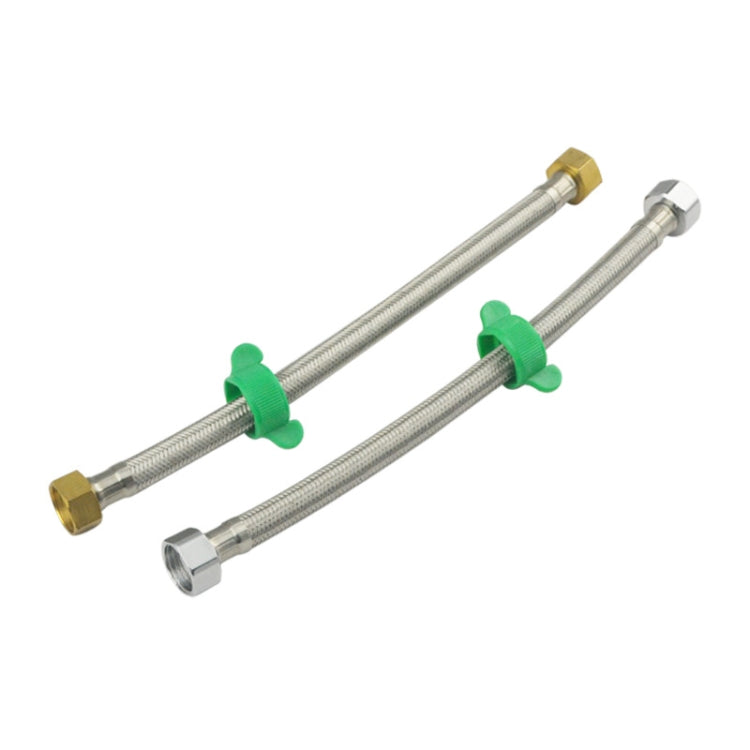 304 Stainless Steel Metal Knitting Hose Toilet Water Heater Hot And Cold Water High Pressure Pipe 4/8 Inch DN15 Connecting Pipe, 30cm Steel Hat, 40cm Steel Hat, 50cm Steel Hat, 60cm Steel Hat, 70cm Steel Hat, 80cm Steel Hat, 1m Steel Hat, 1.2m Steel Ha...