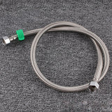 304 Stainless Steel Metal Knitting Hose Toilet Water Heater Hot And Cold Water High Pressure Pipe 4/8 Inch DN15 Connecting Pipe, 30cm Steel Hat, 40cm Steel Hat, 50cm Steel Hat, 60cm Steel Hat, 70cm Steel Hat, 80cm Steel Hat, 1m Steel Hat, 1.2m Steel Ha... 1m Steel Hat