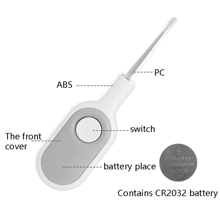 2 PCS Fasola DZ-477 Luminous Illuminated Ear Picker Child Safety Soft Head Ear Picker