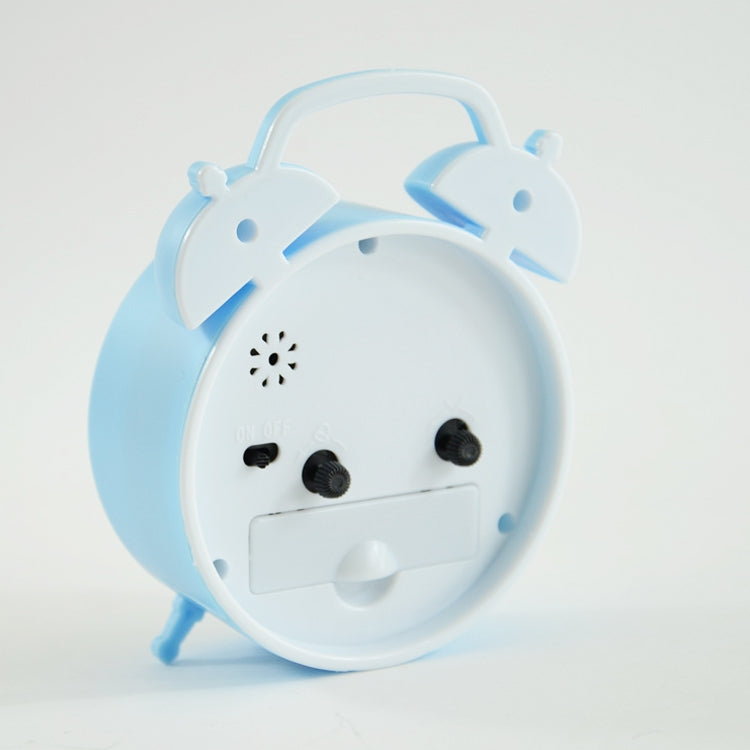 2 PCS Student Bed Small Alarm Clock Desk Alarm Clock, Red, Blue, Beige, Pink