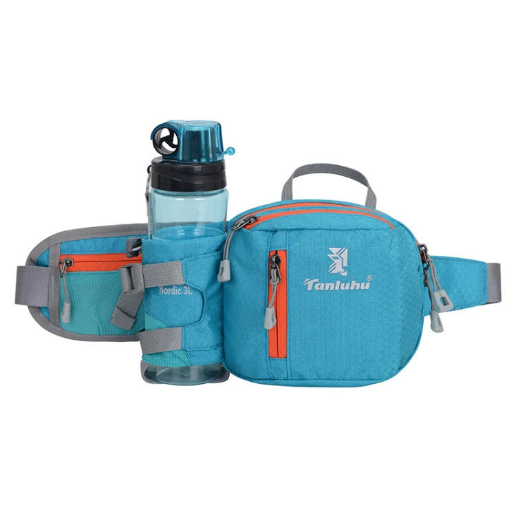 Tanluhu FK389 Outdoor Sports Waist Bag Multi-Purpose Running Water Bottle Bag Riding Carrying Case, 2L 2L Blue