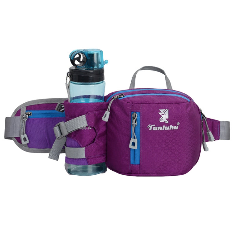 Tanluhu FK389 Outdoor Sports Waist Bag Multi-Purpose Running Water Bottle Bag Riding Carrying Case, 2L 2L Purple