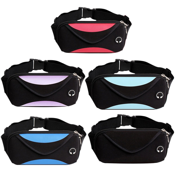 Outdoor Sports Waist Bag Anti-Lost Mobile Phone Bag Running Riding Multifunctional Water Bottle Bag, Purple, Black, Sky Blue, Dark Blue, Red