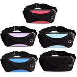 Outdoor Sports Waist Bag Anti-Lost Mobile Phone Bag Running Riding Multifunctional Water Bottle Bag, Purple, Black, Sky Blue, Dark Blue, Red