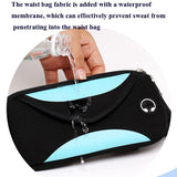 Outdoor Sports Waist Bag Anti-Lost Mobile Phone Bag Running Riding Multifunctional Water Bottle Bag, Purple, Black, Sky Blue, Dark Blue, Red