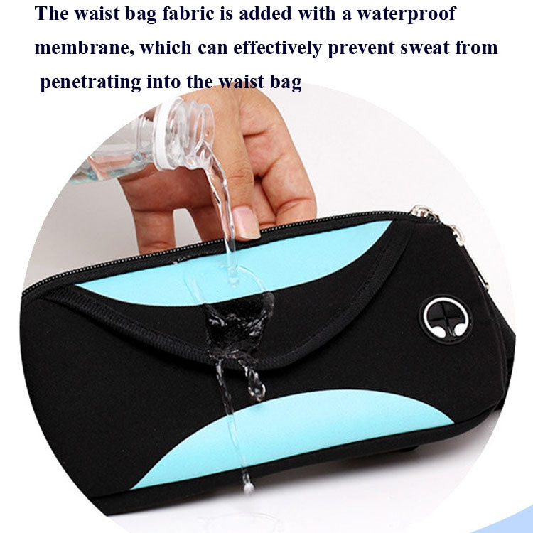 Outdoor Sports Waist Bag Anti-Lost Mobile Phone Bag Running Riding Multifunctional Water Bottle Bag, Purple, Black, Sky Blue, Dark Blue, Red