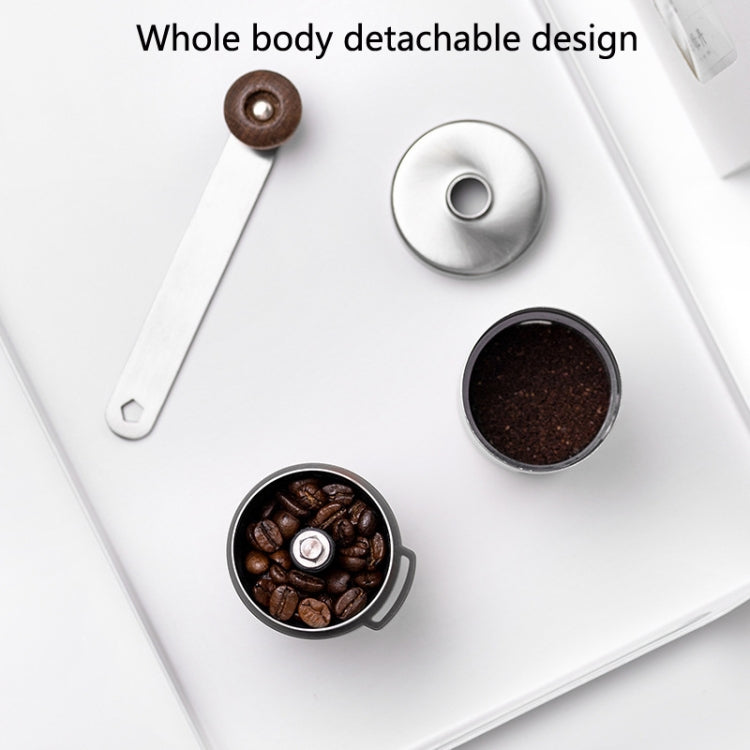 Portable Hand Crank Coffee Machine Stainless Steel Manual Grinder, Medium