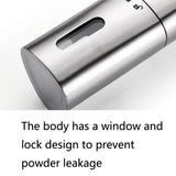 Household Stainless Steel Hand-Cranked Coffee Machine Grinder, Transparent Model, Stainless Steel Model